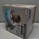 Goody King Mini Pottery Wheel-9.4Pottery Wheel for Adults Beginners Kids, Upgraded Movable Turntable with Adjustable Speed with 16 Pottery Shaping Tools, Supports Forward and Reverse Rotation-Blue