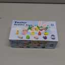 Non Candy Easter Egg Fillers Stuffers for Kids 24 PCS, Easter Mochi Squishy Fidget Toys Gifts Basket Essentials for Toddler, Mini Party Favors Supplies Prizes Goodie Treat Bag Trinkets for Boys Girls