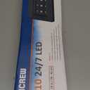 NICREW C10 24/7 LED Aquarium Light for Plants, 12-18 Inches, Full Spectrum Fish Tank Light with Timer, Brightness Adjustable