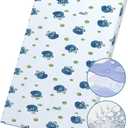Pack and Play Mattress 38" x 26", Portable Playard Mattress Soft Firm Premium Foam Pack N Play Mattresses Odorless Breathable Baby Foam Playpen Mattresses (Apple Bear)