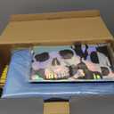 278 Pcs Happy Halloween Tableware Party Supplies Contain Forks Spoons Knives Paper Plates Balloons Tablecloth Ghost Banner Backdrop Bat stickers (Type 1)