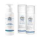 EltaMD AM & PM Moisturizer Facial Kit with Daily Foaming Facial Cleanser, Gentle for Sensitive Skin (1.7 Ounce (2-Pack), 3.4 Ounce)