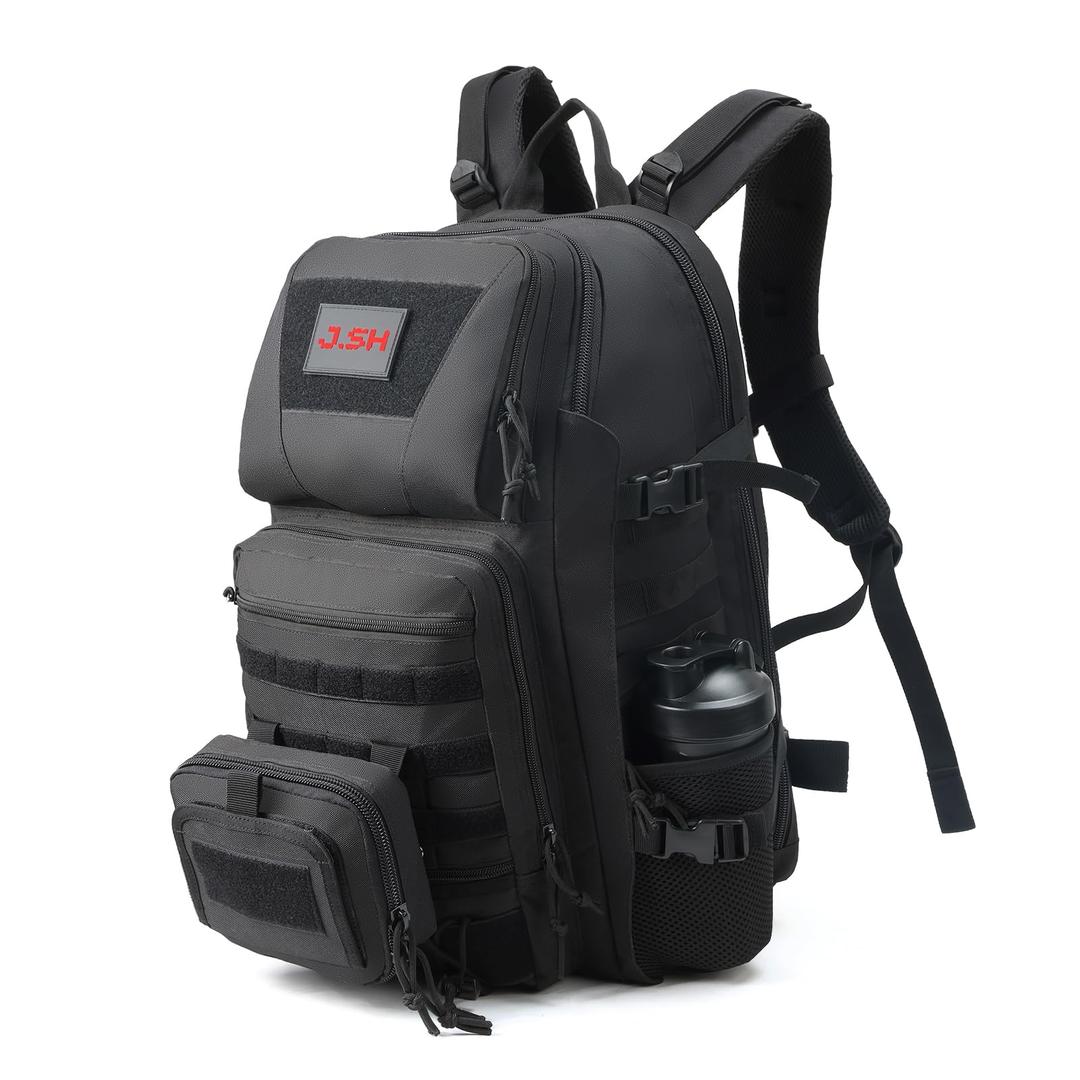 J.SH 50L Military Tactical Backpack for Men, 3 Day Assault Backpack