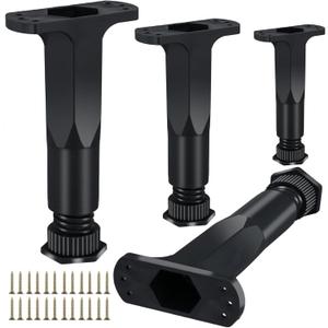 4 Pc Bed Support Legs and Bed Frame Support Legs Adjustable Bed Frame Support Legs, Bed Frame Center Slats Heavy Support Leg, Extra Durable Furniture Feet, for King Bed, Sofa, Table (7.8-15)