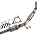 Catalytic Converter Pipe Fit for Volkswagen Jetta 2006-2007, For Volkswagen EOS 2007-2008, Compatible with Audi A3 2006-2008 2.0L OE# 642007