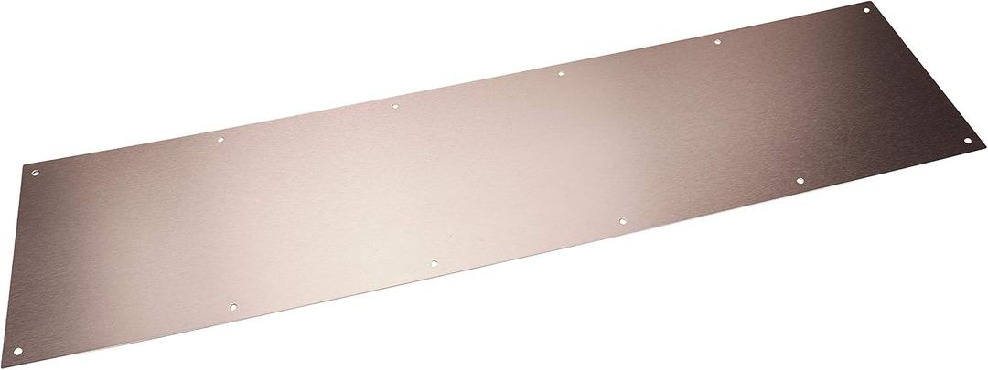 SCHLAGE 548803 Sc8400Pa-619 Kick Plate, 34 in L X 8 in W, for Use with Exterior Or Interior Door Surface, 8" x 34"