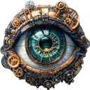 Wooden Puzzles for Adults - Mechanical Eyes Wooden Jigsaw Puzzle, Unique Animal Shaped Wood Puzzles Adult, Christmas Birthday Gifts for Friends/Family, Home Decor 8.5 * 8.5in 100pcs (Small)