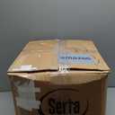 Serta ThermaGel Cooling, Pressure-Relieving Memory Foam Mattress Topper, 3 Inch, King,Blue