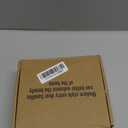 Estmoon 1 Pack Passage Door Handle Matte Black Door Lever, Interior Door Knob Square Heavy Duty Non-Locking Handlesets Hall Closet Handle, Reversible for Right & Left Sided Doors