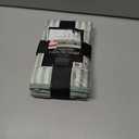 KitchenAid Albany Kitchen Towel 4-Pack Set, Pistachio/White, 16"x26"