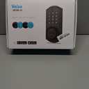 Veise VE06-H Smart Front Door Lock Set, App Control, Keyless Entry Deadbolt with Lever Handle, Electronic Digital Touchscreen Keypad, Auto Lock, Easy Install, Matte Black