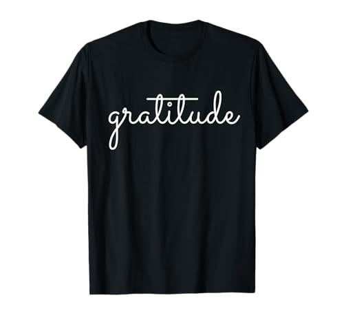 Gratitude Tea T-Shirt, M, Black