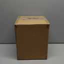 Modern Golden Small Trash Can Wastebasket, Garbage Container Bin for Bathrooms, Powder Rooms, Kitchens, Home Offices - Durable Ceramics - Round