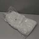 Leg Avenue Women's Kira Furry Leg Warmers for Women Rave Accessories, White/ Silver, One Size US