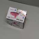 Honoson Mini Craft Iron Mini Heat Press Small Iron 3.93 x 2.36 x 2.76 in Portable Handy Tiny Flatiron with Charging Base Accessory for Fuse Bead Patch DIY Heat Transfer Vinyl(Pink)