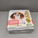 Paw Inspired 32ct Disposable Dog Diapers | Female Dog Diapers Ultra Protection | Diapers for Dogs in Heat, Excitable Urination, or Incontinence (Medium)