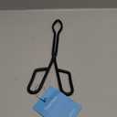 Black Heavy Duty Cast Iron Fire Place Log Tongs for Indoor Fire/Fire Pits Accessories/Tongs for Outdoor Stove/Long Logs Tweezers/Firewood Tongs/Campfire Tongs