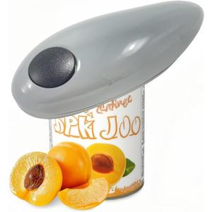 Cooks Professional Electric Can Opener,Automatic Can Openers for Seniors, Arthritic Patients A Great Kitchen Gadget,Hands Free Operation Can Openers,One Touch Design (Grey)