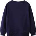 Bumeex Toddler Boy's Kids Crewneck Pullover Sweatshirts 2-7Year (Blue)