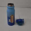 BJPKPK Insulated Water Bottle 25oz Stainless Steel Water Bottles with Straw and Carry Handle Double Wall Metal Thermal Flask,Sky