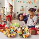 2 Pcs Art Paint Party Treat Stand with 48 Treat Cones Multicolor Paint Cupcake Stand Art Theme Painting Splatter Holder Dessert Holder Decoration for Birthday Baby Shower Supplies