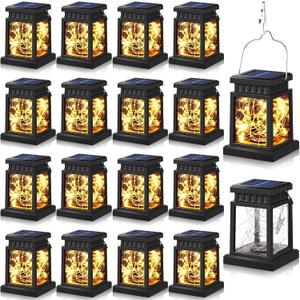 18 Pack Solar Lantern Outdoor Decoration Lights Bulk Waterproof Hanging Solar Powered Light with 30 LED Bulbs Decoration Lamps for Outside Garden Patio Yard Tree Camping, Black 18 Pack Solar Lantern Outdoor Decoration Lights Bulk Waterproof Hanging Solar Powered Light with 30 LED Bulbs Decoration Lamps for Outside Garden Patio Yard Tree Camping, Black