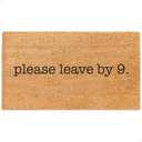 THEODORE MAGNUS Funny Door Mat - Welcome Mat for Front Door with Non-Slip Backing - Durable Coir Doormat - Perfect for Outside Entrance Matt - Outdoor/Indoor - Goodbye at 9-17" x 30"