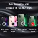 MCFANCE Magnetic for iPhone 13 Pro Case, Compatible with MagSafe, [Full Camera Protection] Anti-Scratch Microfiber Lining Phone Case, 6.1" 2021, Khaki