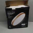 13 Inch Flush Mount Ceiling Light with Remote Control & Night Light, 5CCT Dimmable Ceiling Light Fixture, 25W 2500LM 2700K-6500K Adjustable LED Ceiling Lights for Bedroom Kitchen, White Gold