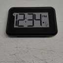 SEDLAV Digital Black Desk Alarm Clock with Timer - Sleek and Functional Timekeeper