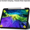 Tablet Cover for Apple iPad Pro 11 1st 2nd 3rd 4th(2018 2020 2021 2022 Release),Folio Stand Lightweight Sleep/Wake Up Leather Case for Apple iPad Pro 11 Gen 1 2 3 4 11" (JTPU-Dark Green)