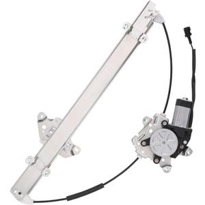 Obaee 741-348 Front Driver Side Power Window Lift Regulator with Motor (2 Pins Only) Compatible with Nissan Frontier 2005-2015/ Pathfinder 2005-2010/ Xterra 2005-2015/ Suzuki Equator 2009-2010