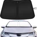 Car Windshield Sun Shade Compatible with 2020 2021 2022 2023 2024 2025 2026 Toyota Corolla Accessories Foldable Front Window Sunshade Custom Windshield Cover Sun Visor Block UV Rays