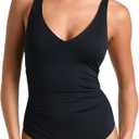 La Blanca Womens Island Goddess Over The Shoulder One Piece SwimsuitOne Piece Swimsuit (10)