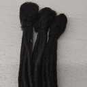 0.4cm Width Dreadlock Extensions 12 Inch 30 Strands 100% Permanent Loc Extensions Human Hair with Curly Ends Natural Black Curly Locs Human Hair Can Be Dyed Bleached Curled And Twisted