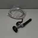 Commercial Sink Faucet Sprayer with 44" Stainless Steel Hose, Universal 1.42 GPM Pre Rinse Sprayer with Ergonomic Handle Commercial Faucet Parts,Fit for Dish Washing Spray, Black