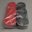 SEETOOOGAMES 24 Pieces 3 Inches Jumbo Replacement Checker Pieces Only-12red,12black