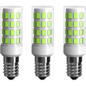 E14 LED Bulbs 3 Pack E14 European Screw Base for Electric Window Candle Lamp,Refrigerator Bulb E14 Cooker Hood Oven Bulb,3.5W Equivalent to35W Incandescent Bulb 350LM AC120V (DaylightWhite6000K) E14 LED Bulbs 3 Pack E14 European Screw Base for Electric Window Candle Lamp,Refrigerator Bulb E14 Cooker Hood Oven Bulb,3.5W Equivalent to35W Incandescent Bulb 350LM AC120V (DaylightWhite6000K)