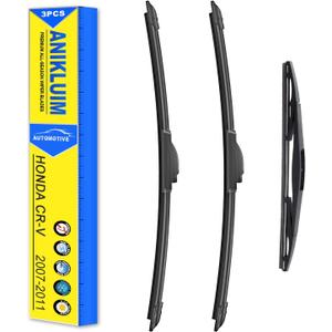 2 x 2007-2011 Honda CR-V Wiper Blades Replacement-26" + 16" + 14"