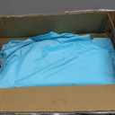 XIAQING Portable Dryer, 110V 1000W Electric Clothes Dryer Machine, Double Layer Stackable, Stainless Steel, Blue, 15kg Capacity, Front Load, Ideal for Apartments, RV, Families, Campers