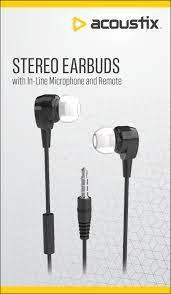 Acoustix Premium Sound Stereo Earbuds With Lightning USB C Connector