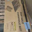 Cornhole Board Set Cornhole Games for Adults Portable Choose Regulation or Tailgate Size