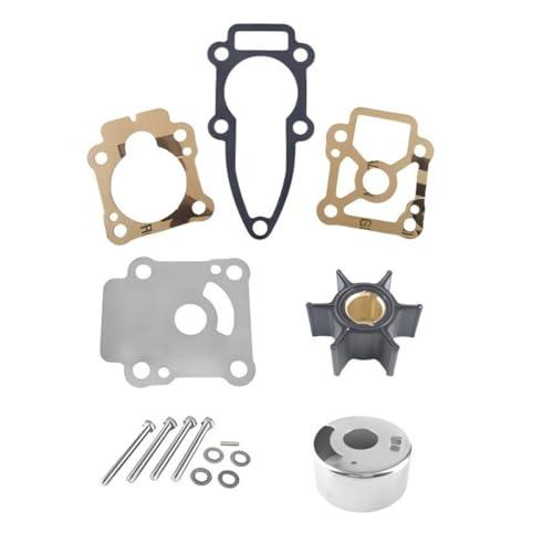 Marinepro Water Pump Impeller Repair Kit for 803750A03 Mercury Outboard 8 9.9 HP Nissan and Tohatsu 3B2873222M 3B2-87322-2