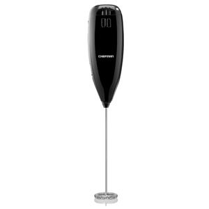 Chefman Handheld Electric Milk Frother Create Foam for Coffee, Cappuccinos, & Lattes, Mix Matcha & Protein Powder, Cordless & Compact, Stainless Steel Wand, Battery Operated 