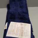 SHACOS Super Soft Bathroom Rugs 20"x47" Long Bath Rugs Non Slip Washable Bathroom Rugs Plush Absorbent Bath Mats for Shower Tub Sink, Navy Blue (1'8" x 3'11" (Rectangular))