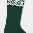 Christmas Stocking Completed Cross Stitch Homemade Handmade Finished