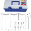 Packing Extractor Set 23pcs, Stainless Steel Packing Puller Flexible Packing Hook Set Packing Extractor Tool with Tool Box
