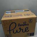 Pampers Pure Baby Diapers, Size 1 (8-14 lbs), 198, Up to 100% Leakproof, Premium Hypoallergenic Soft Diapers