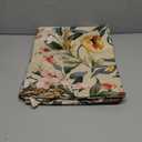 Boho Floral Curtains French Country Farmhouse Curtains 54 Inches Long Light Filtering Window Rod Pocket Drapes for Living Room 2 Panels-Green Floral