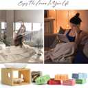 2 x Scented Wax Melts, Soy Wax Warmer Cubes, 8 Scent of Apple Cinnamon, Sea Salt, Cypress, Rosemary, Sandalwood, Bergamot, Freesia, Coffee, Gift Set for Valentine's Day, Birthday, 8x1.2oz